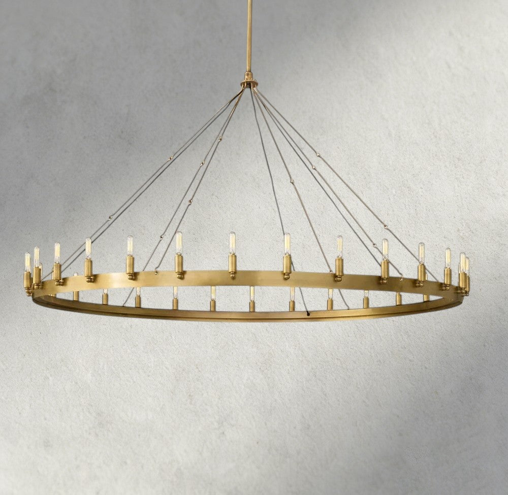 Camino Round Chandelier 26", 38", 50", 63", 73" - Zelno Lighting