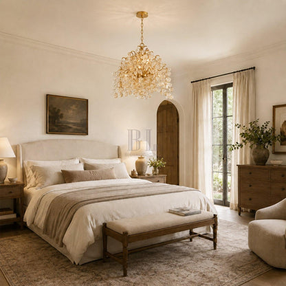 Campo Round Chandelier 11 Light 33"W - Zelno Lighting