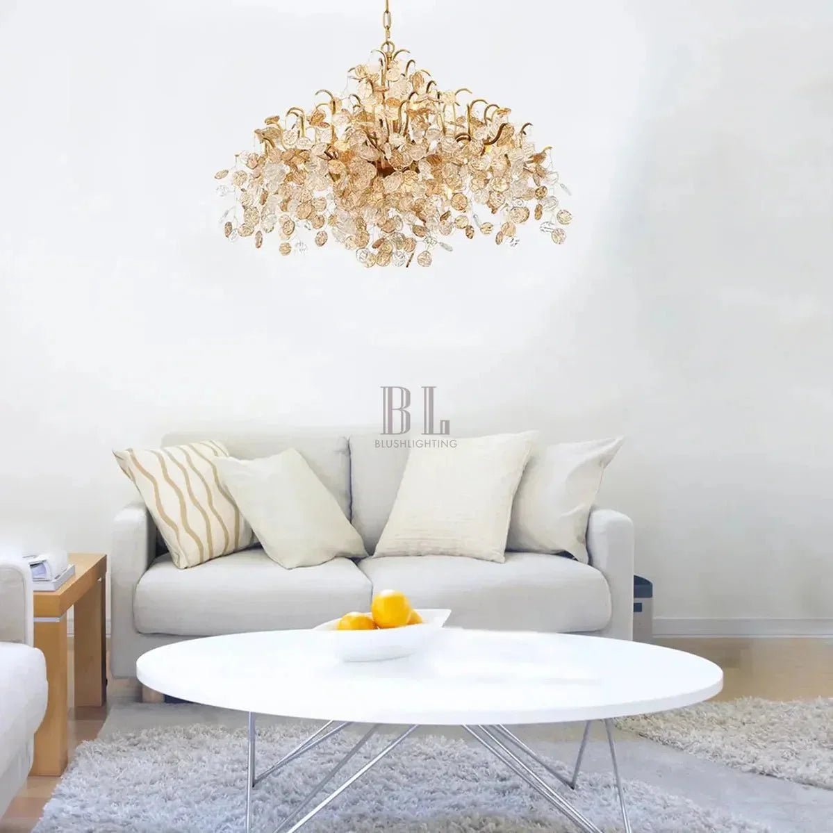 Campo Round Chandelier 8 Light 26"W - Zelno Lighting