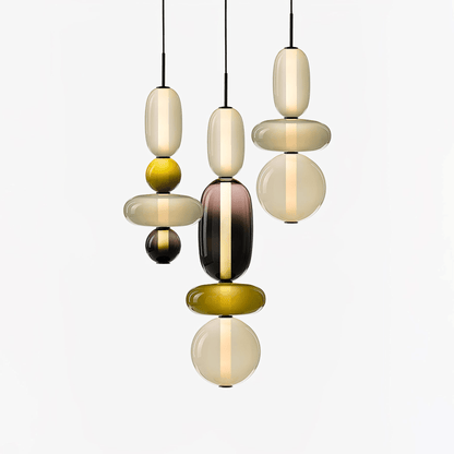 Candied Glass Combo Pendant Light - Zelno Lighting