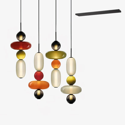 Candied Glass Combo Pendant Light - Zelno Lighting