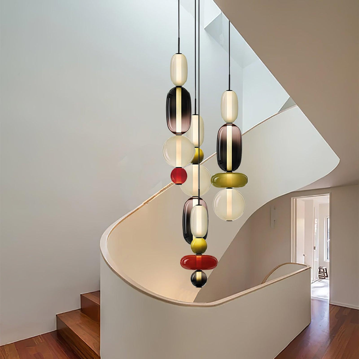 Candied Glass Combo Pendant Light - Zelno Lighting