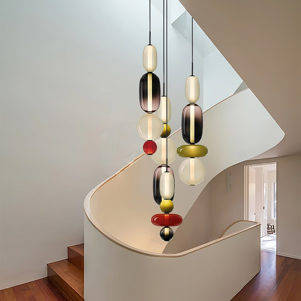 Candied Glass Combo Pendant Light - Zelno Lighting
