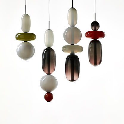 Candied Glass Combo Pendant Light - Zelno Lighting