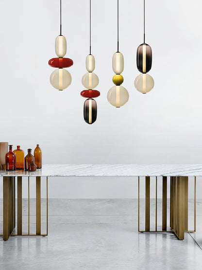 Candied Glass Combo Pendant Light - Zelno Lighting