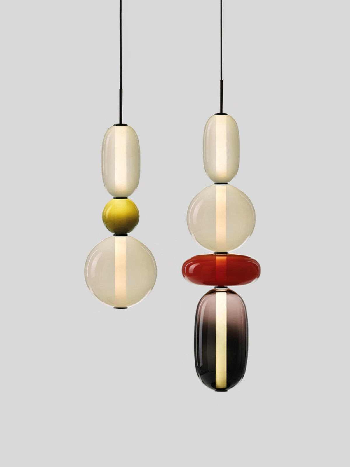 Candied Glass Combo Pendant Light - Zelno Lighting