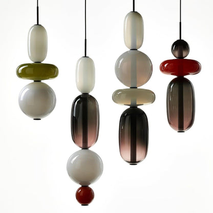 Candied Glass Combo Pendant Light - Zelno Lighting