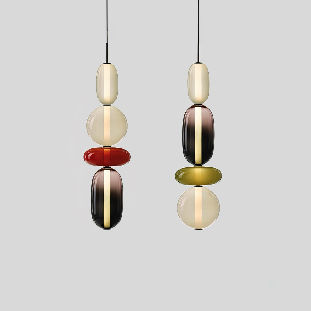 Candied Glass Combo Pendant Light - Zelno Lighting