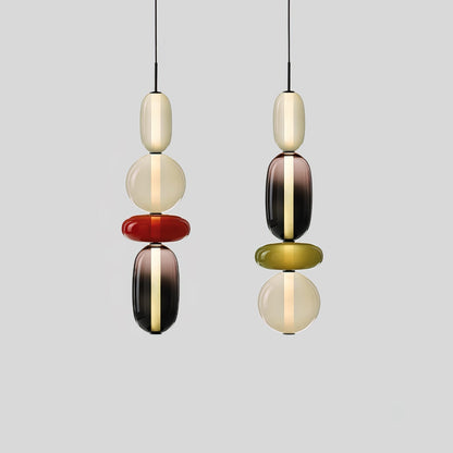 Candied Glass Combo Pendant Light - Zelno Lighting