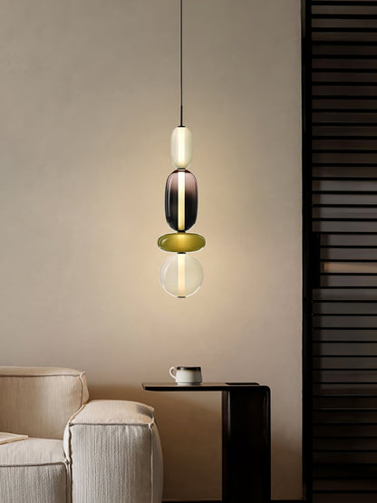 Candied Glass Combo Pendant Light - Zelno Lighting