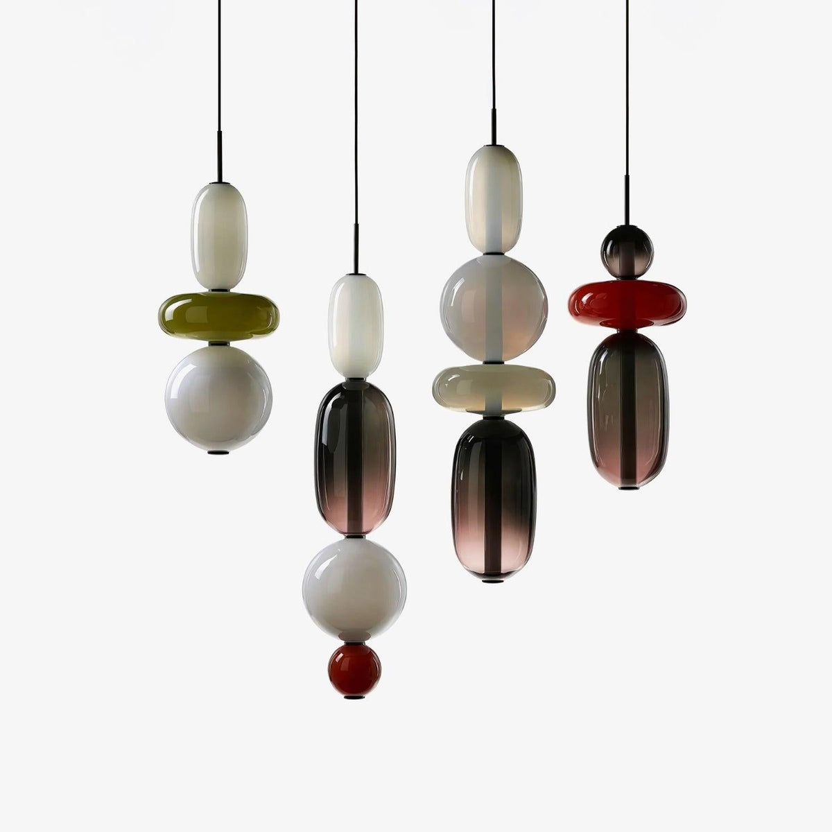 Candied Glass Combo Pendant Light - Zelno Lighting