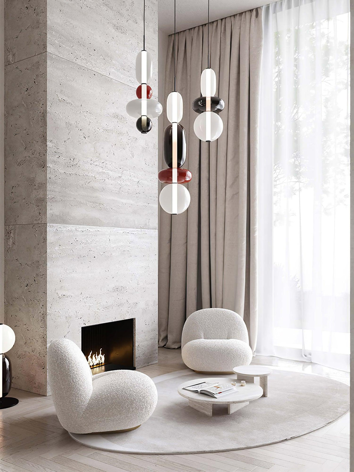 Candied Glass Combo Pendant Light - Zelno Lighting