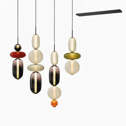 Candied Glass Combo Pendant Light - Zelno Lighting
