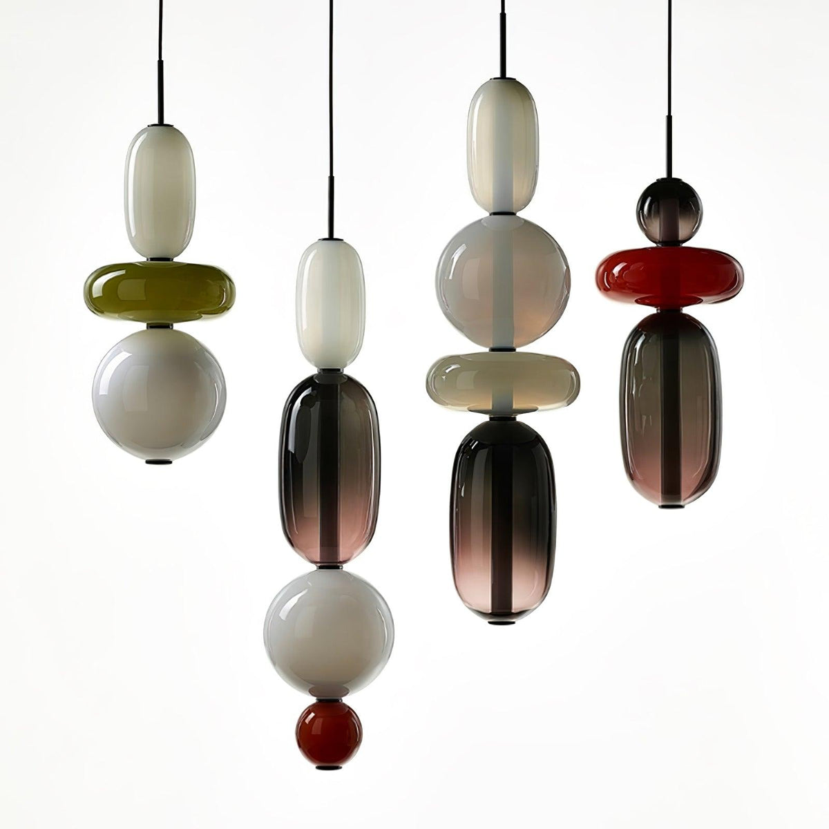 Candied Glass Combo Pendant Light - Zelno Lighting