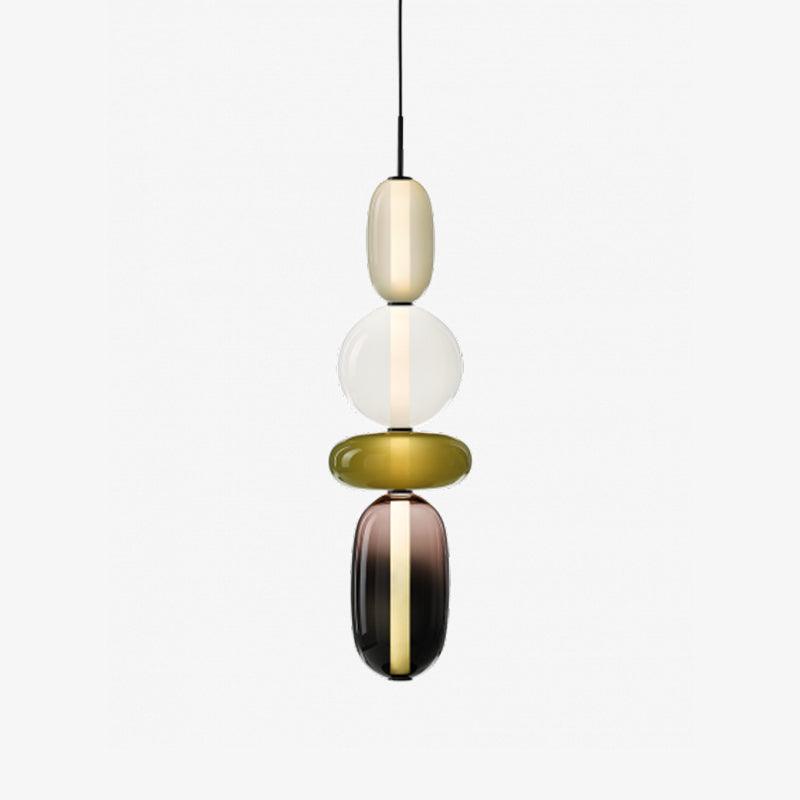 Candied Glass Combo Pendant Light - Zelno Lighting