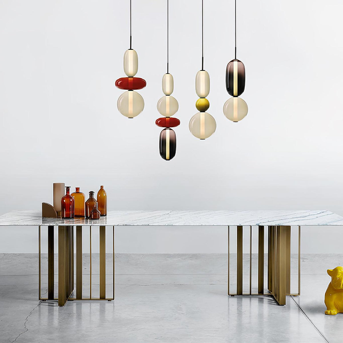 Candied Glass Combo Pendant Light - Zelno Lighting