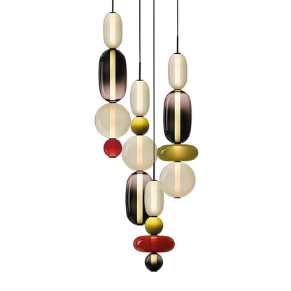 Candied Glass Combo Pendant Light - Zelno Lighting