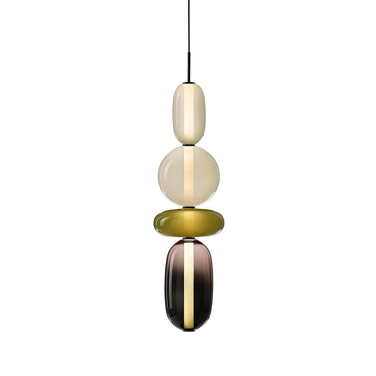 Candied Glass Combo Pendant Light - Zelno Lighting