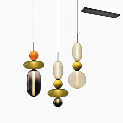 Candied Glass Combo Pendant Light - Zelno Lighting