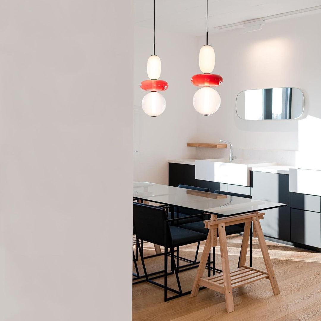 Candied Glass Combo Pendant Light - Zelno Lighting