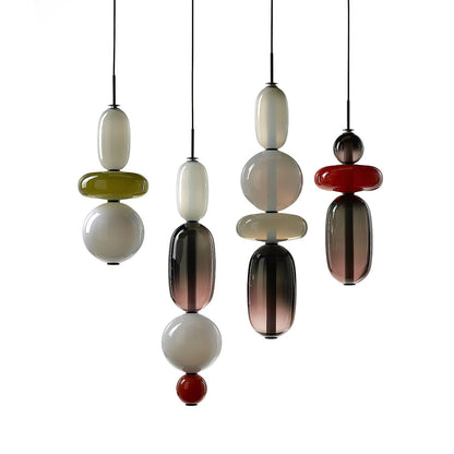 Candied Glass Combo Pendant Light - Zelno Lighting