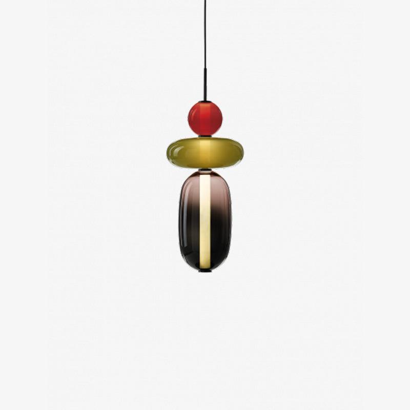 Candied Glass Combo Pendant Light - Zelno Lighting