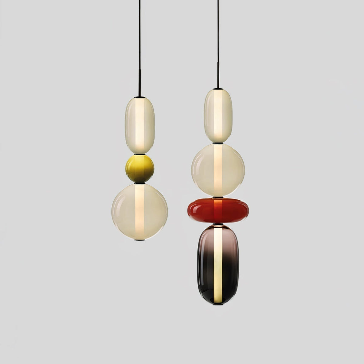 Candied Glass Combo Pendant Light - Zelno Lighting