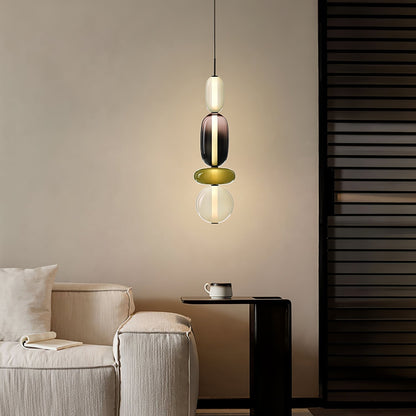Candied Glass Combo Pendant Light - Zelno Lighting