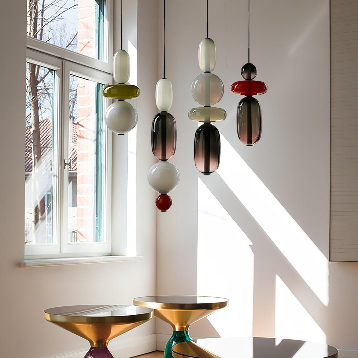 Candied Glass Combo Pendant Light - Zelno Lighting