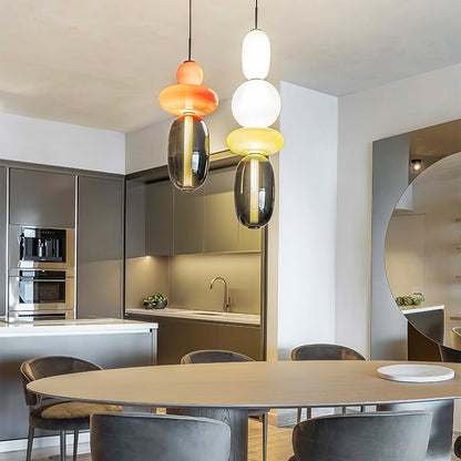 Candied Glass Combo Pendant Light - Zelno Lighting