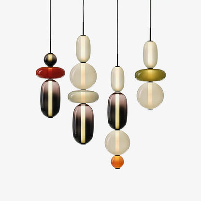 Candied Glass Combo Pendant Light - Zelno Lighting