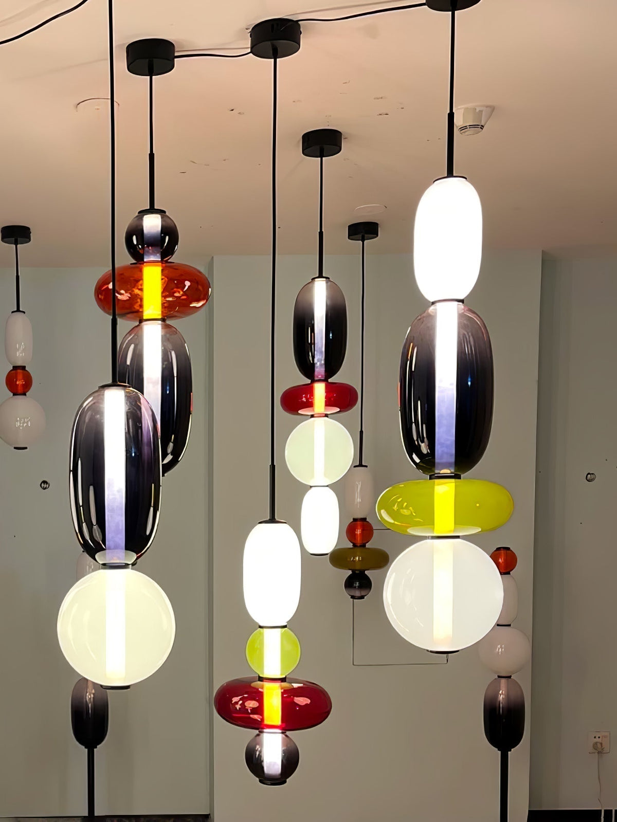 Candied Glass Combo Pendant Light - Zelno Lighting