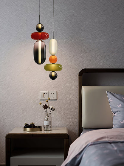 Candied Glass Combo Pendant Light - Zelno Lighting