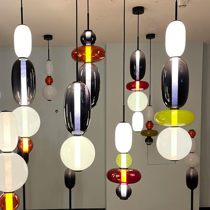 Candied Glass Combo Pendant Light - Zelno Lighting