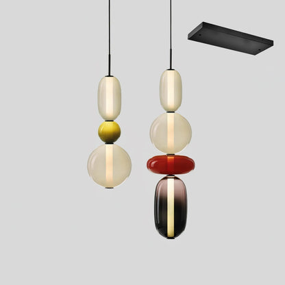 Candied Glass Combo Pendant Light - Zelno Lighting