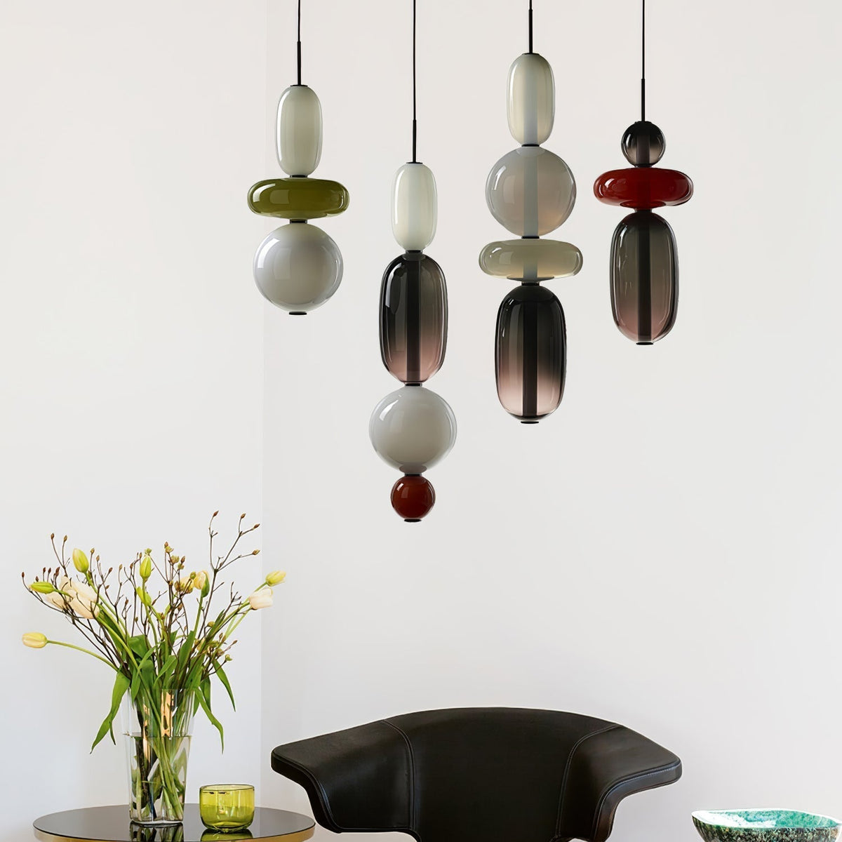 Candied Glass Combo Pendant Light - Zelno Lighting