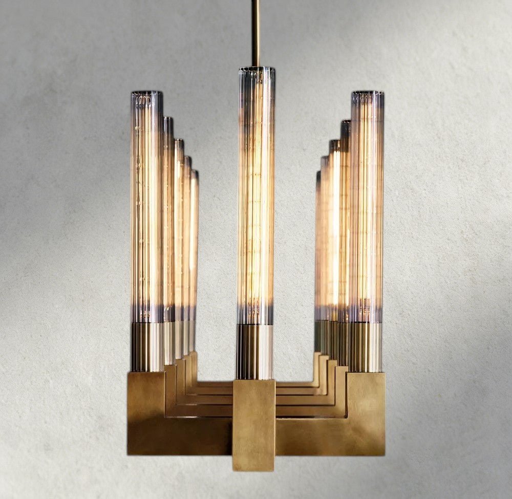 Cannel Linear Chandelier 55", 67" - Zelno