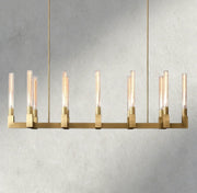Cannel Linear Chandelier 55", 67" - Zelno