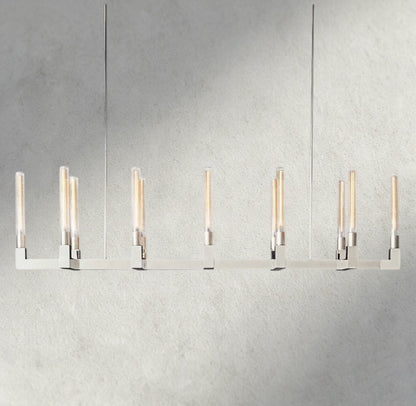 Cannel Linear Chandelier 55", 67" - Zelno