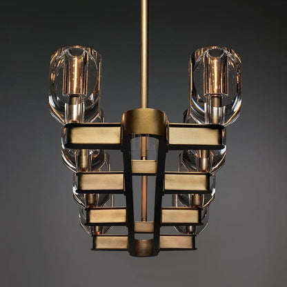 Canson Linear Modern 8 lights Dining Room Chandelier - Zelno Lighting