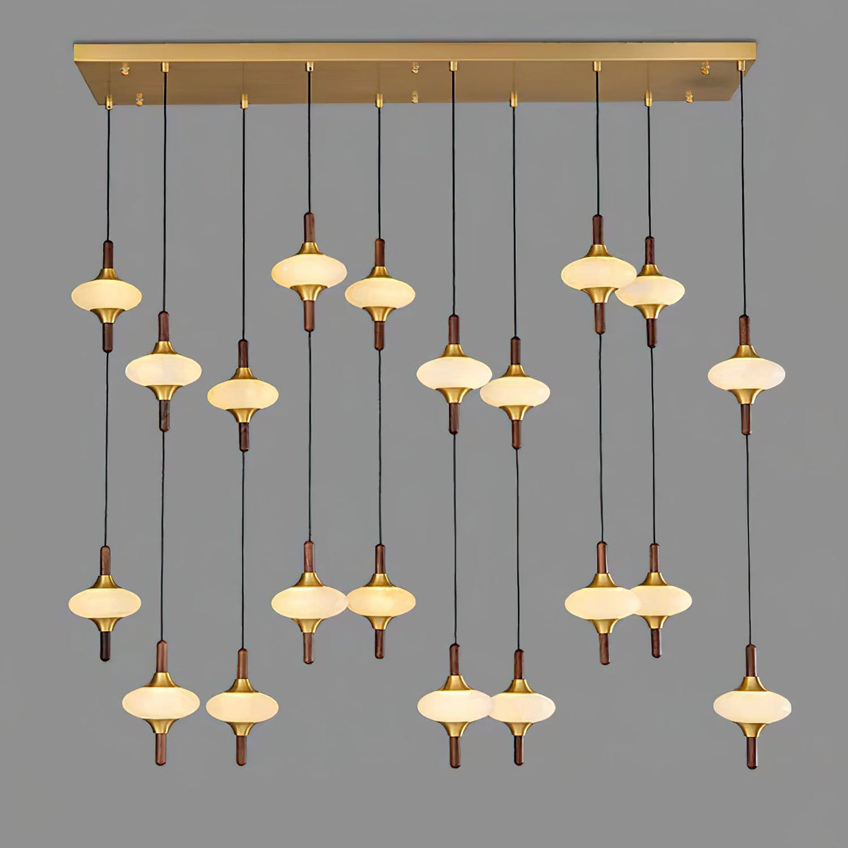 Cascade Spindle Chandelier - Zelno