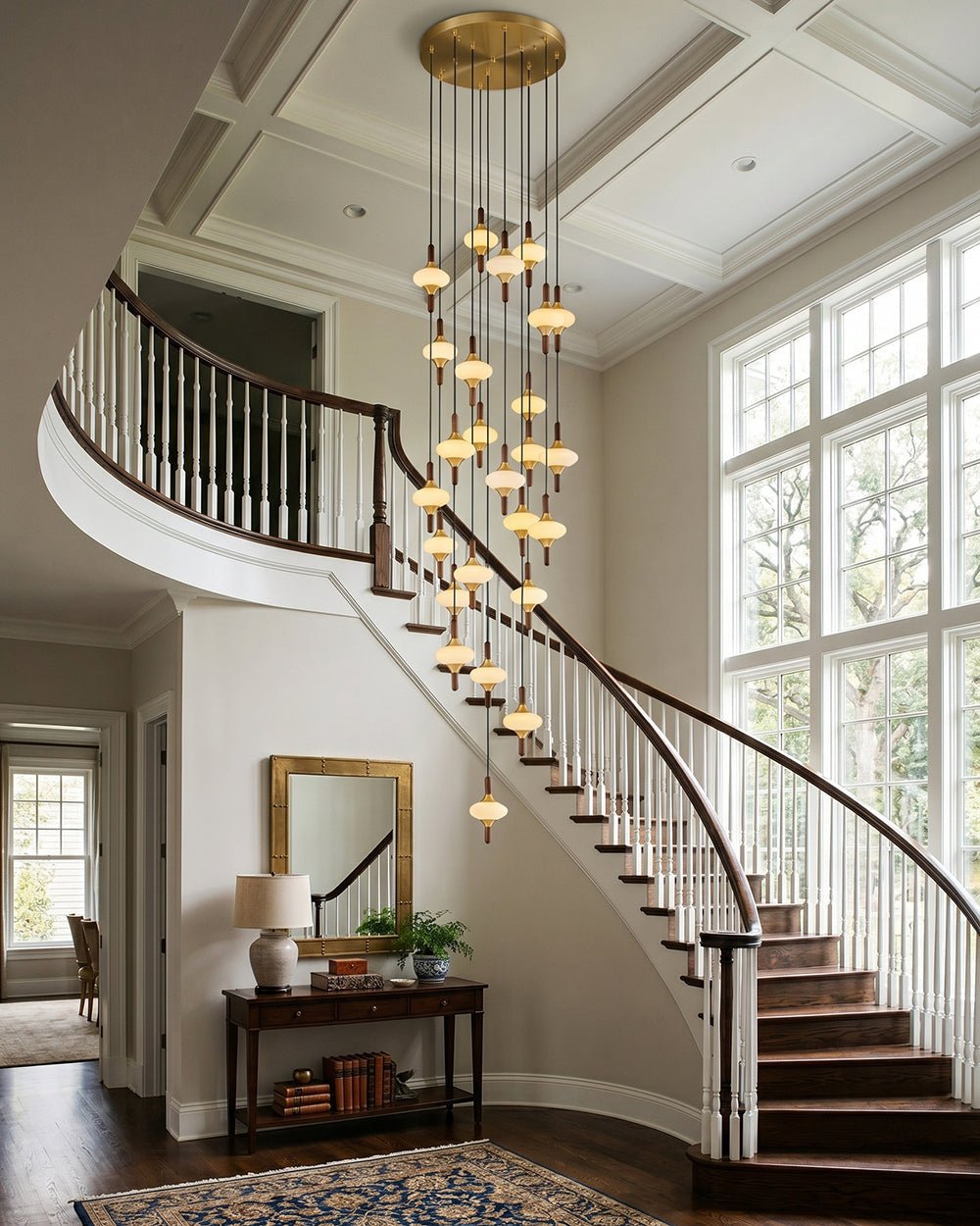 Cascade Spindle Chandelier - Zelno