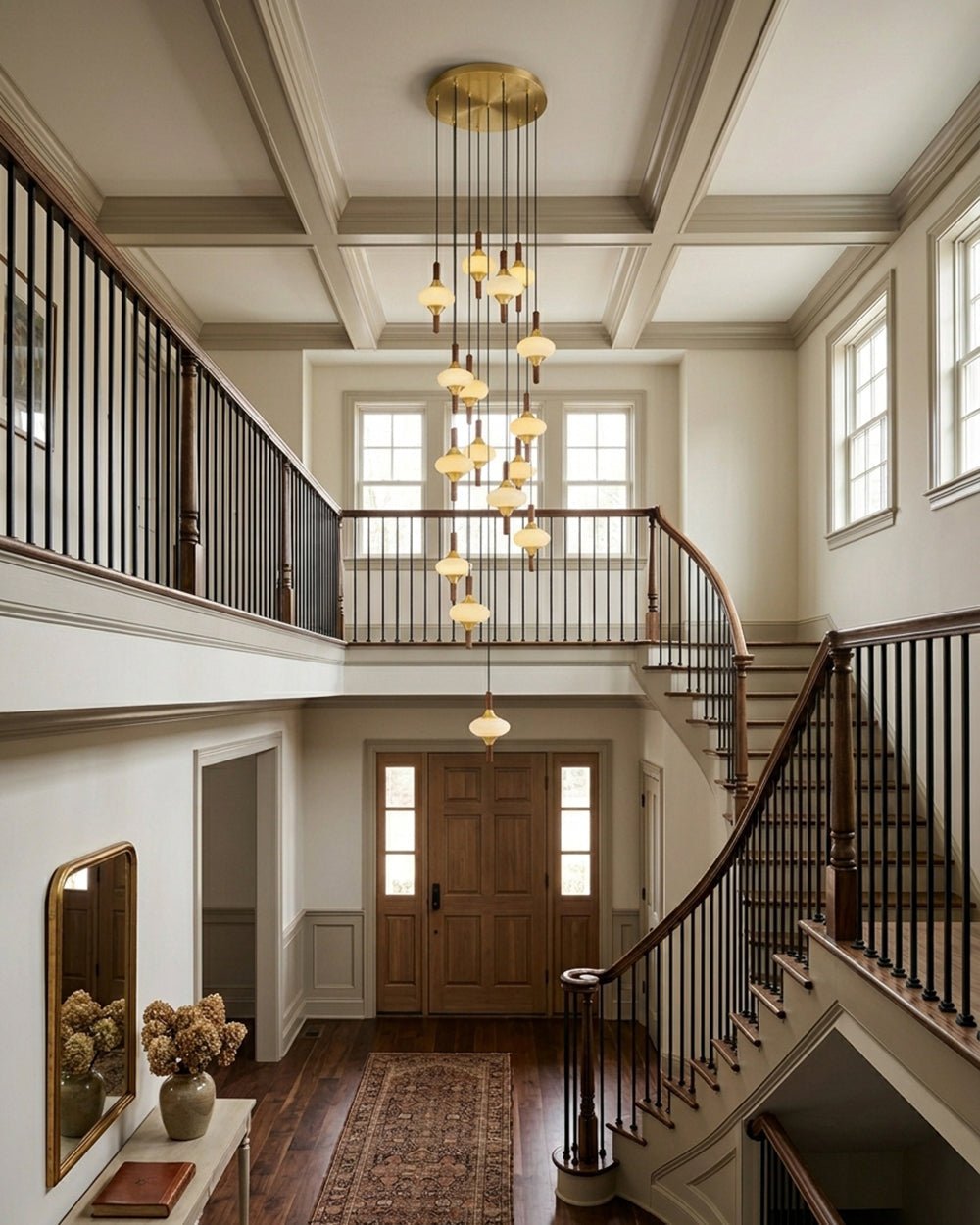 Cascade Spindle Chandelier - Zelno