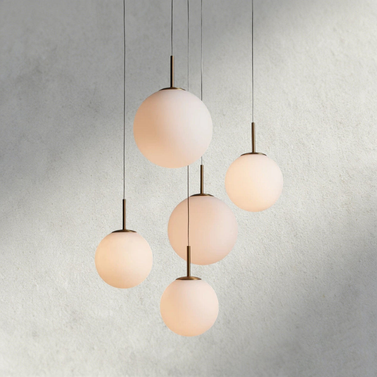 Casen Round Chandelier 20", 28", 34", 43" - Zelno