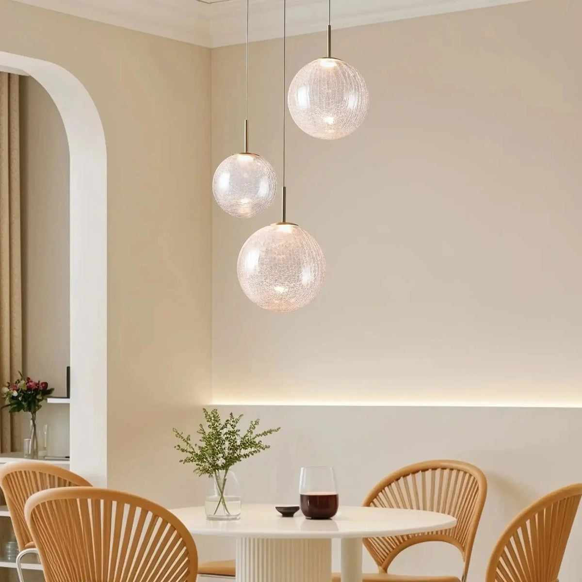 Casen Round Chandelier 20", 28", 34", 43" - Zelno
