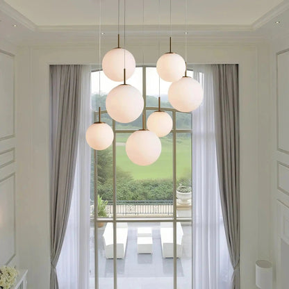 Casen Round Chandelier 20", 28", 34", 43" - Zelno