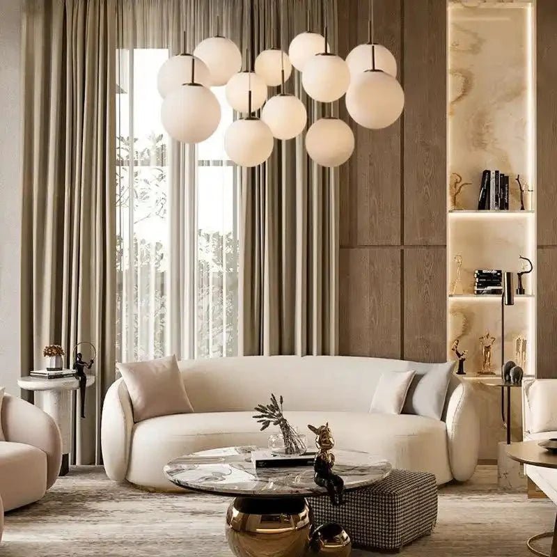 Casen Round Chandelier 20", 28", 34", 43" - Zelno