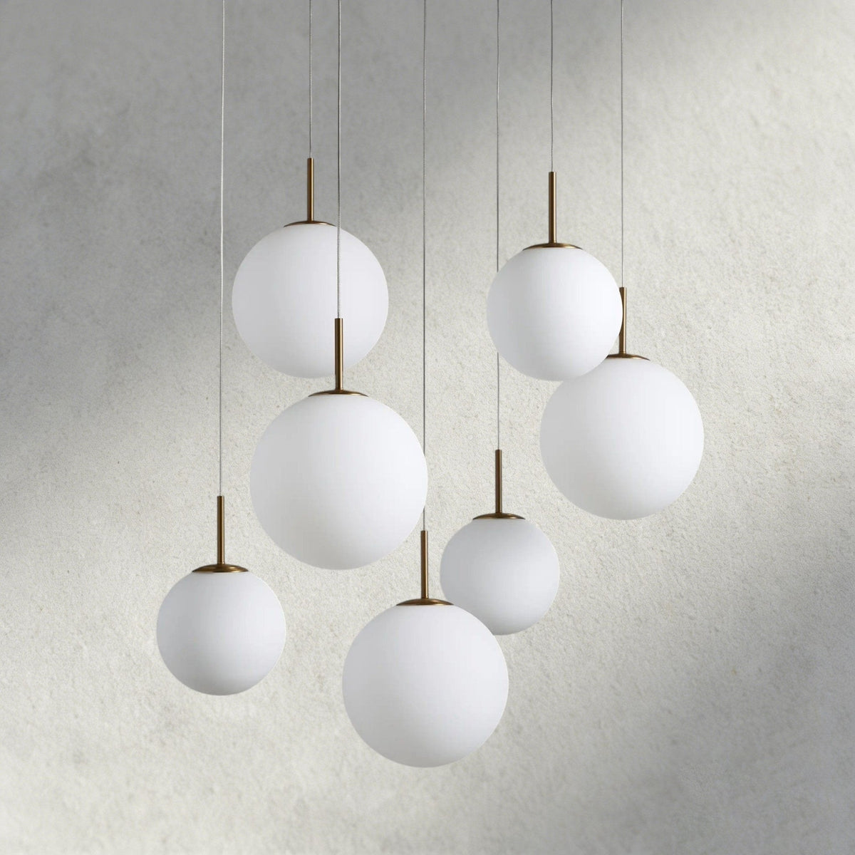 Casen Round Chandelier 20", 28", 34", 43" - Zelno