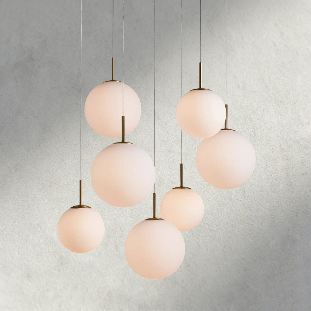 Casen Round Chandelier 20", 28", 34", 43" - Zelno