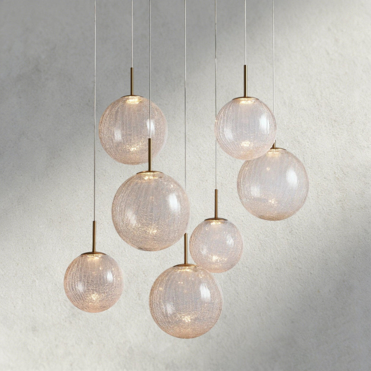 Casen Round Chandelier 20", 28", 34", 43" - Zelno